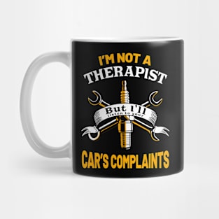 Car Therapist Funny Auto Mechanic Garage Mug